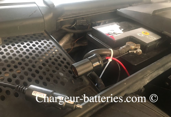 raccordement batterie Porsche